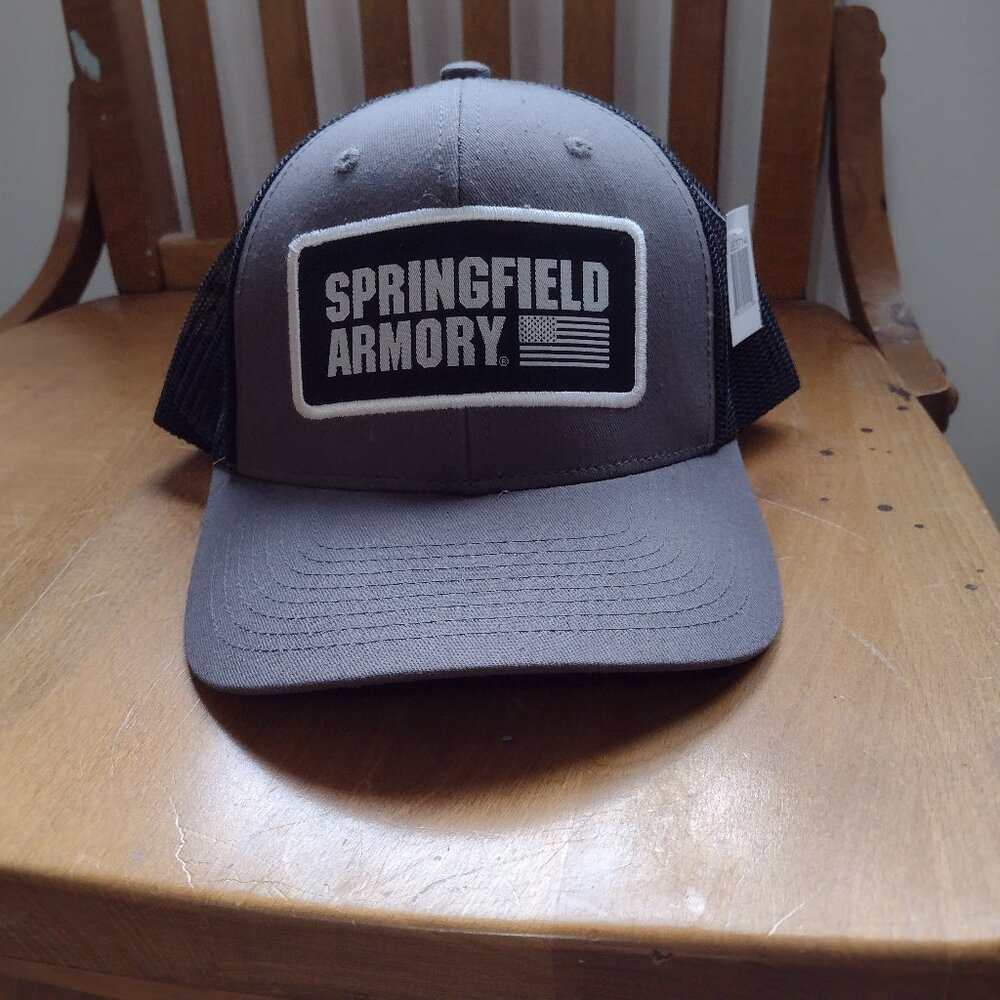 A "Springfield Armory" gun hat